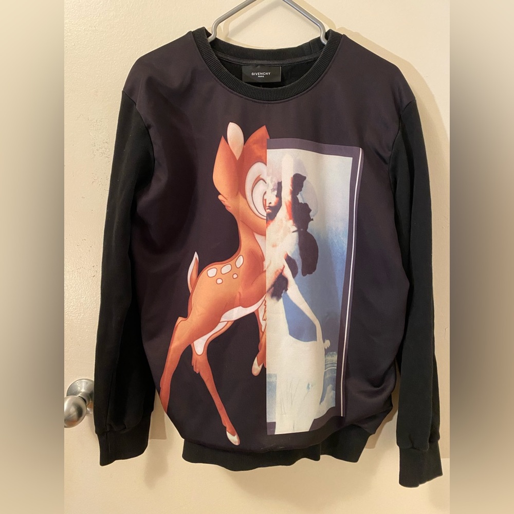 RARE LIMITED EDITION GIVENCHY PARIS DISNEY BAMBI CREWNECK ADULT M-L